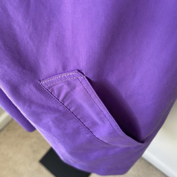 Nordstrom Finley Dani Purple Shift Dress 3/4 Sleeves Pockets Sz S USA $240 - Picture 5 of 7